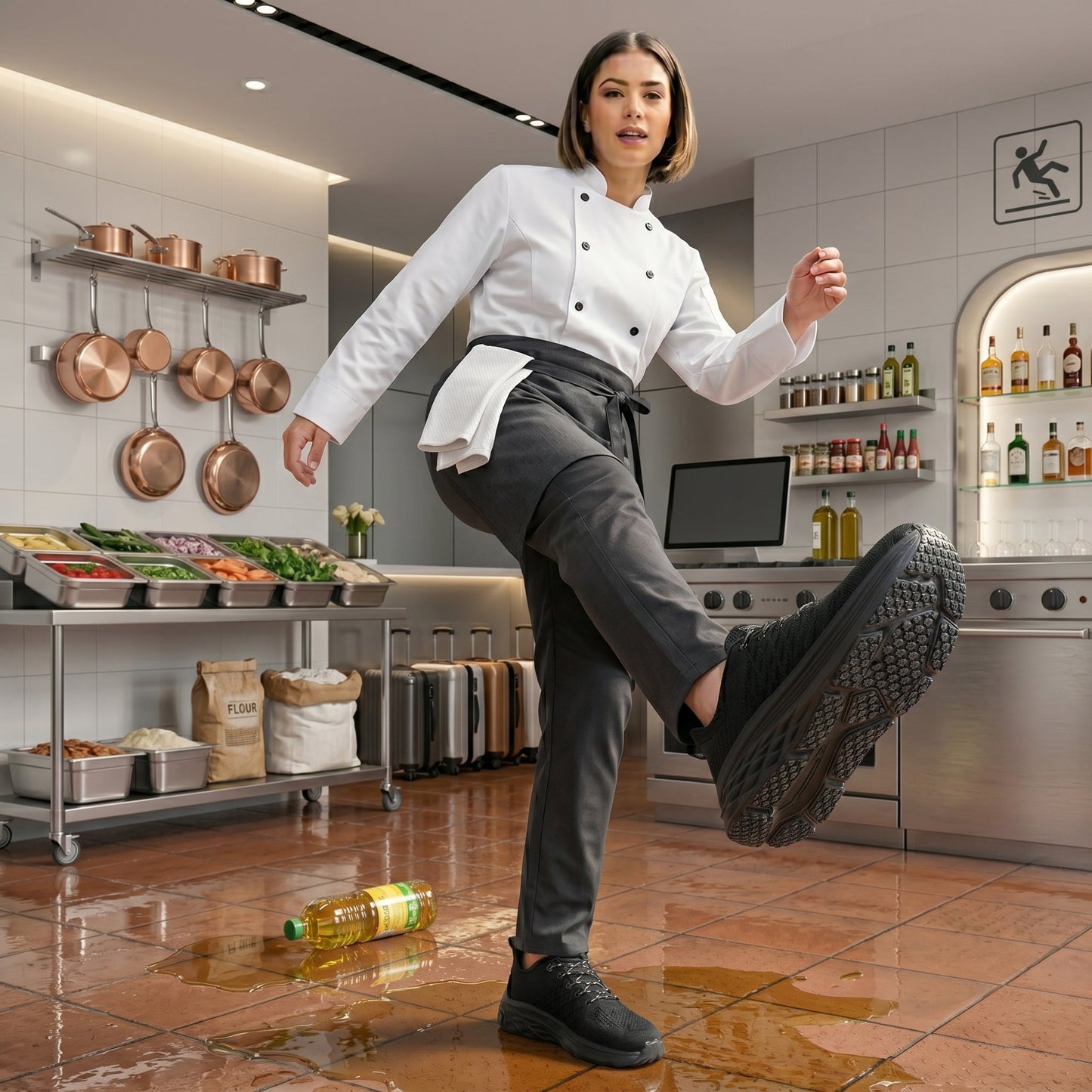 Zapatillas Antideslizantes para Trabajo - TRIVO