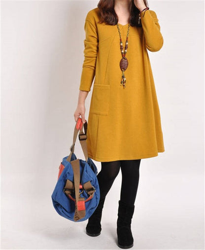 Vestido otoño Casual - Chic