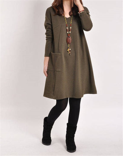 Vestido otoño Casual - Chic